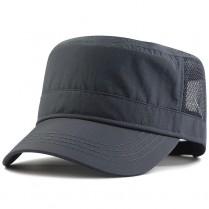 Big Size (61-65cm) Grey Army Style Mesh Cap
